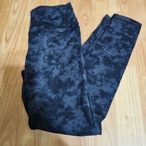 CRZ YOGA Black Patterned Leggings